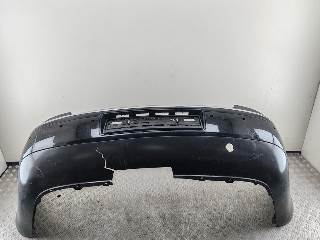 бампер задний Volkswagen Phaeton 2003, чёрный, седан