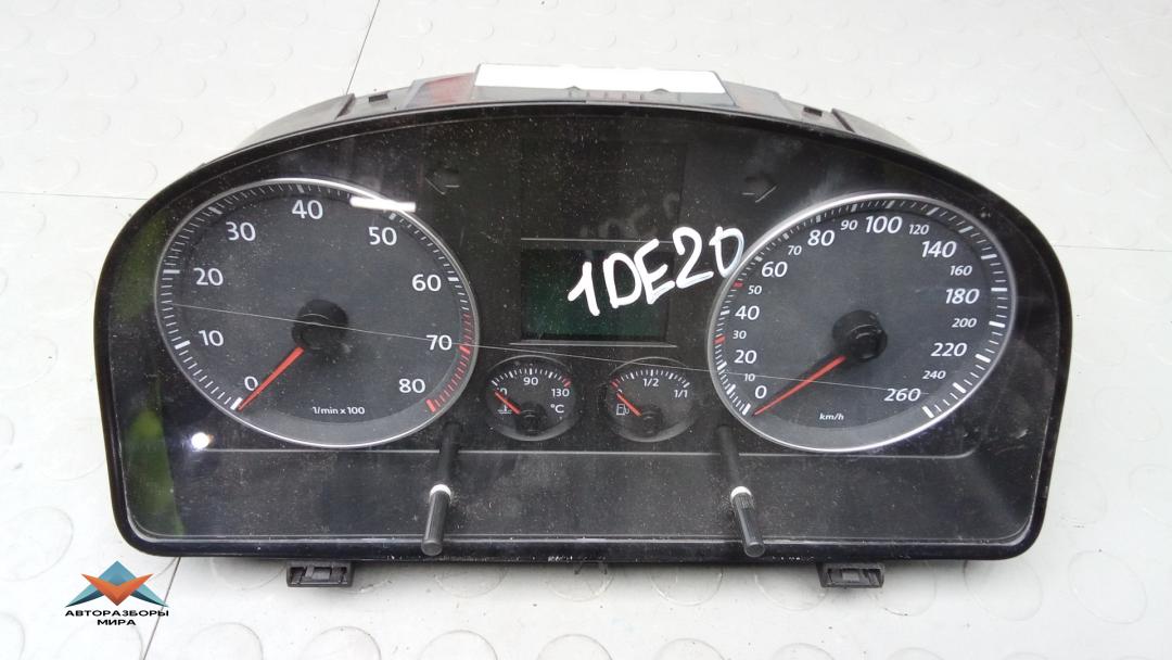 приборная панель Volkswagen Touran 1 поколение 2004, 2.0 л., бензин, МКПП, минивэн, 1T0920860F - фото №1