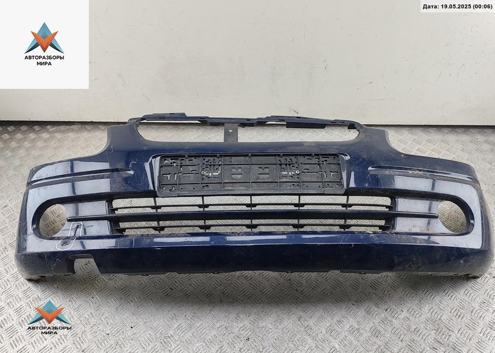бампер передний Opel Agila 1 поколение (A) 2001, бензин, синий, хетчбэк 5 дв., 422495135 - фото №1