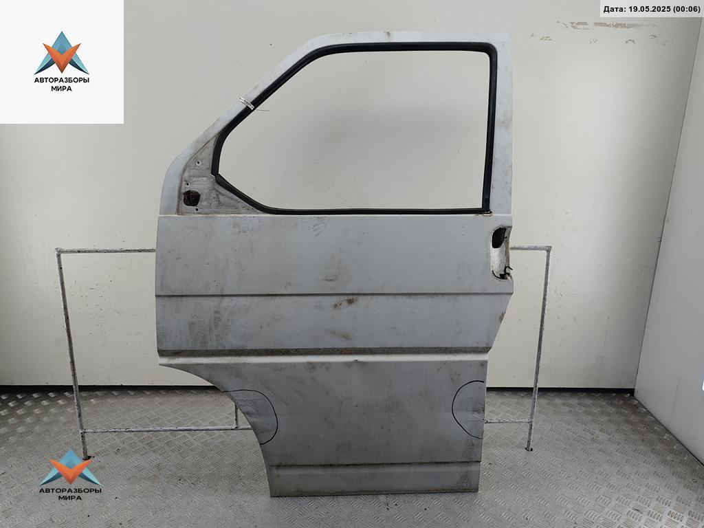 дверь сдвижная Volkswagen Transporter T4 1996, белый, микроавтобус - фото №1