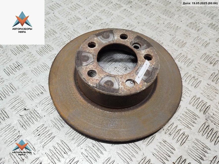 диск тормозной передний BMW 1 серия E81/E82/E87/E88 2005, 1.6 л., бензин, МКПП, чёрный, хетчбэк 5 дв. - фото №1