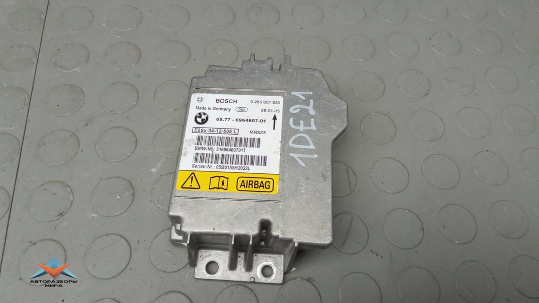 блок AirBag BMW 1 серия E81/E82/E87/E88 2005, 1.6 л., 116i, бензин, МКПП, хетчбэк 5 дв., 0285001530 - фото №1