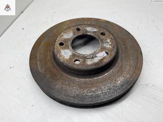 диск тормозной передний Nissan Almera Tino V10 [рестайлинг] 2004, 2.2 л., дизель, МКПП, чёрный, минивэн