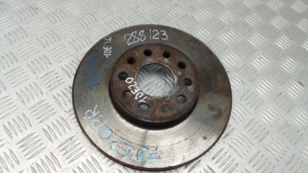 диск тормозной передний Volkswagen Touran 1 поколение 2004, 2.0 л., бензин, МКПП, минивэн - фото №1