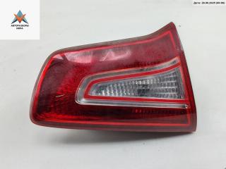 фонарь крышки багажника левый Kia Sportage 3 поколение 2012, 2.0 л., бензин, МКПП, чёрный, внедорожник 5 дв.