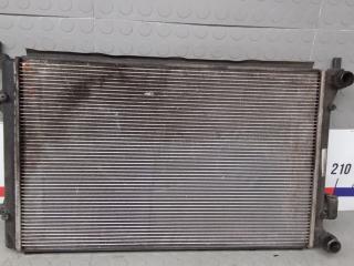 радиатор охлаждения Volkswagen Touran 1 поколение 2004, 2.0 л., бензин, МКПП, минивэн