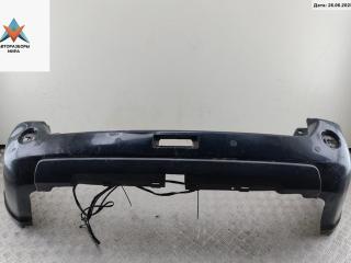 бампер задний Nissan X-Trail T30 [рестайлинг] 2004, чёрный, внедорожник 5 дв.