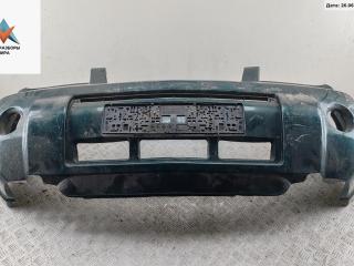 бампер передний Nissan X-Trail T30 [рестайлинг] 2006, дизель, зелёный, внедорожник 5 дв., DS04207BAN