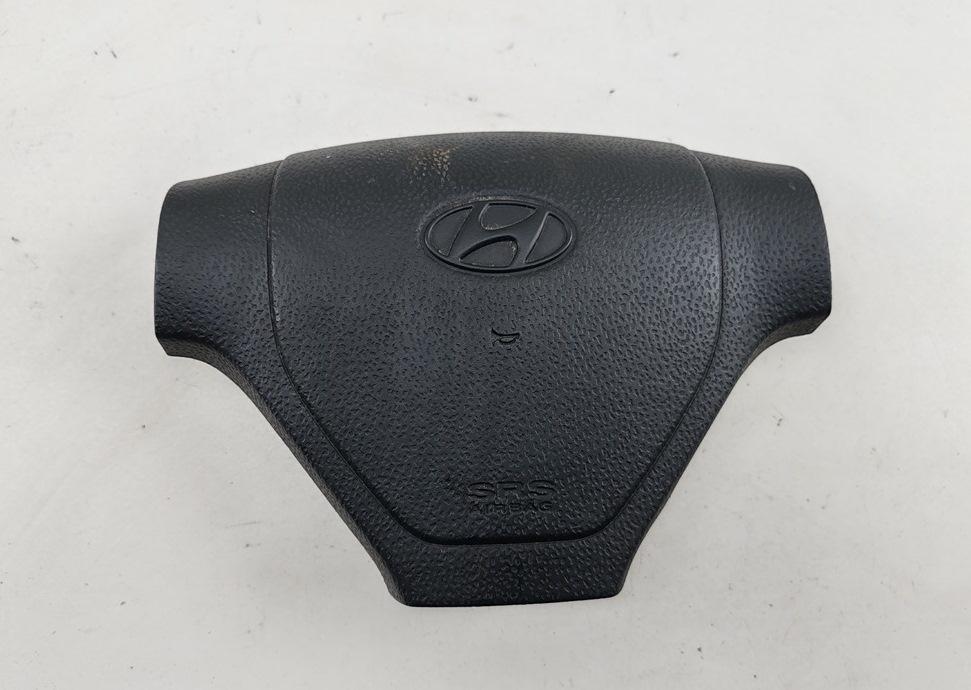подушка безопасности водителя Hyundai Getz 2005, 1.1 л., бензин, МКПП, чёрный, хетчбэк 3 дв., AFZ03280517