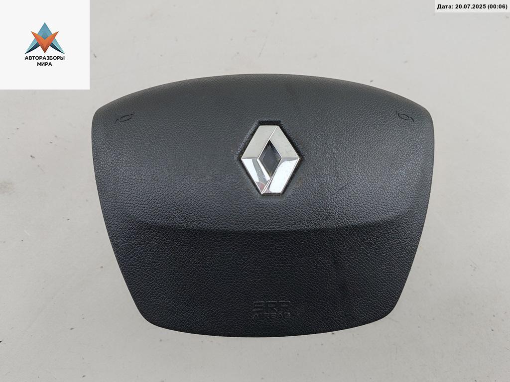 подушка безопасности водителя Renault Scenic 3 поколение 2011, 1.4 л., бензин, МКПП, чёрный, минивэн, 985701921R - фото №1