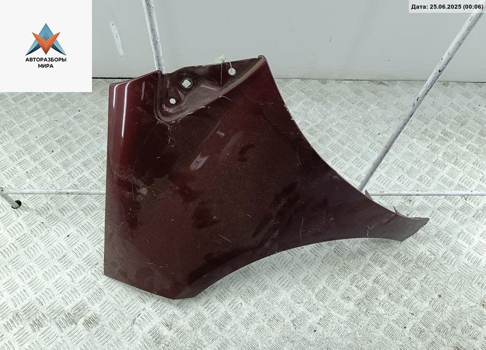 крыло переднее левое Mercedes-Benz A-Класс W169 2005, 2.0 л., бензин, АКПП, красный, хетчбэк 5 дв. - фото №1