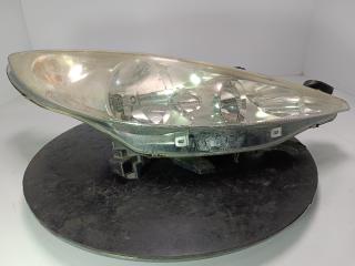 фара правая Peugeot 207 1 поколение [рестайлинг] 2009, цвет, 9680131280