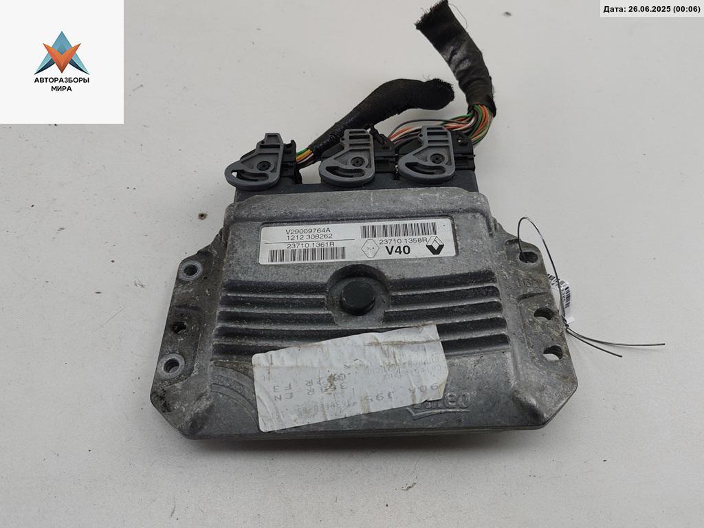 ЭБУ Renault Scenic 3 поколение 2011, 1.4 л., бензин, МКПП, чёрный, минивэн, 237101358R - фото №1