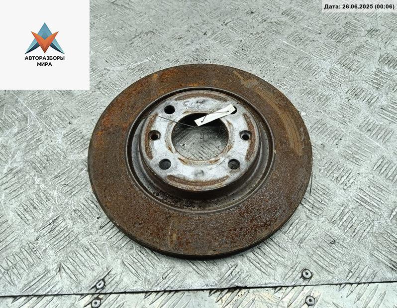 диск тормозной передний Citroen C3 1 поколение 2002, 1.4 л., бензин, АКПП, серый, хетчбэк 5 дв., 9626784577 - фото №1