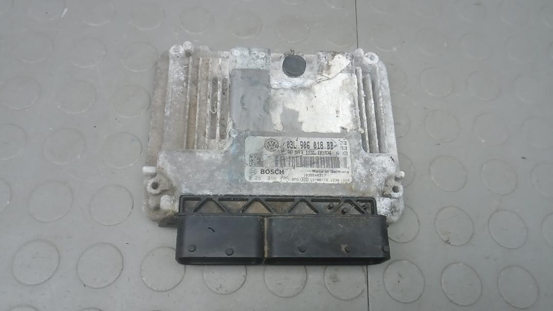 ЭБУ Volkswagen Scirocco 3 поколение 2011, 2.0 л., дизель, МКПП, хетчбэк 5 дв., 0281016406, 03L906018BB - фото №1