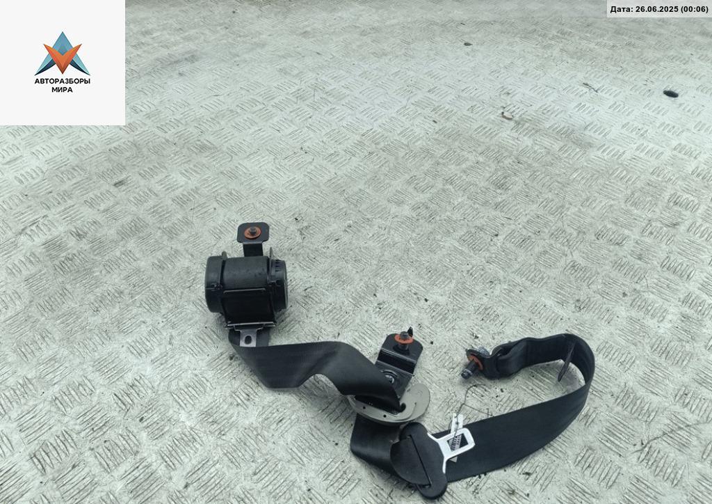 ремень безопасности Kia Sportage 3 поколение 2012, 2.0 л., бензин, МКПП, чёрный, внедорожник 5 дв., 89820-3U200ED - фото №1