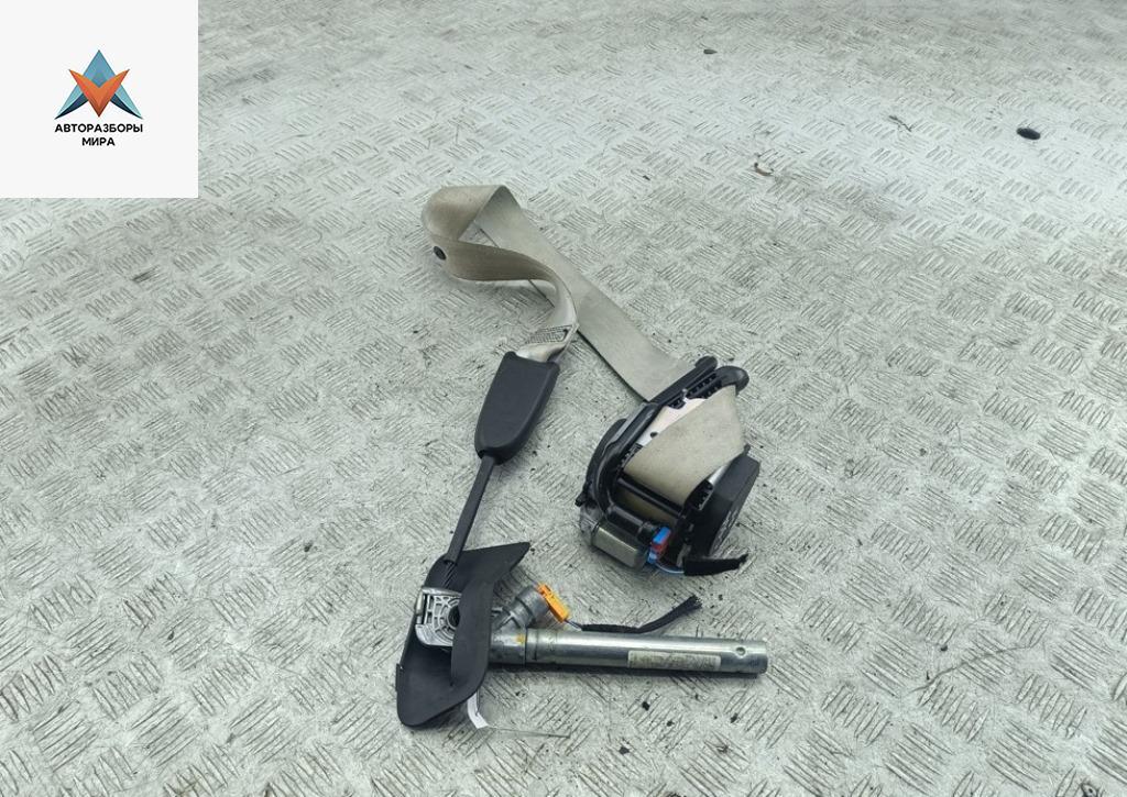 ремень безопасности Renault Scenic 3 поколение 2011, 1.4 л., бензин, МКПП, чёрный, минивэн, B507743 - фото №1