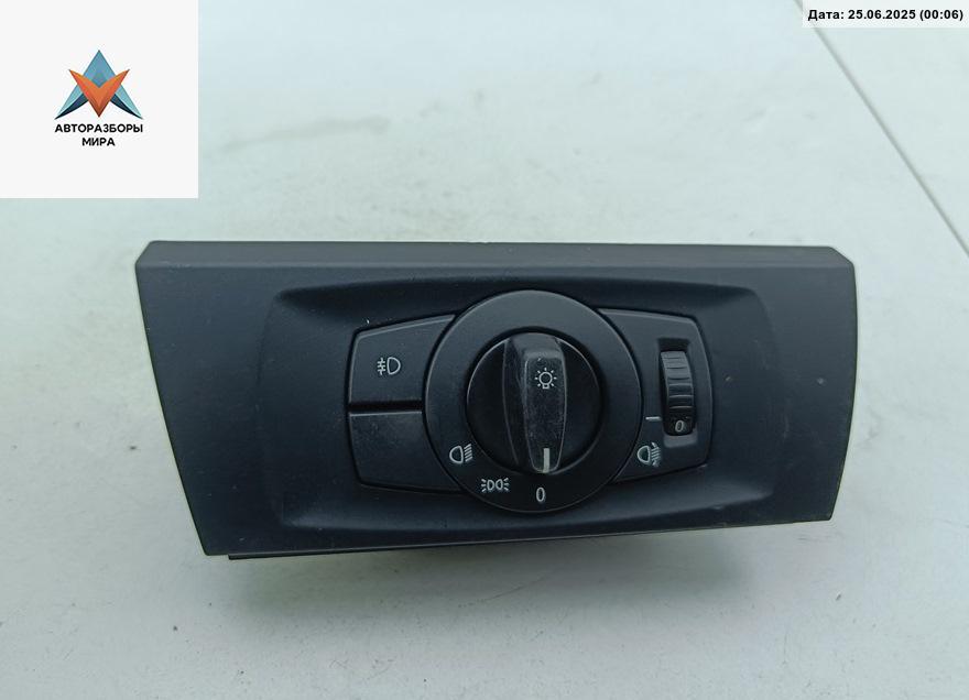 переключатель света BMW 3 серия E90/E91/E92/E93 2005, 2.0 л., бензин, АКПП, чёрный, седан, 6932795 - фото №1
