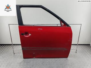 дверь сдвижная Skoda Fabia 2 поколение (5J) [рестайлинг] 2010, красный, хетчбэк 5 дв.