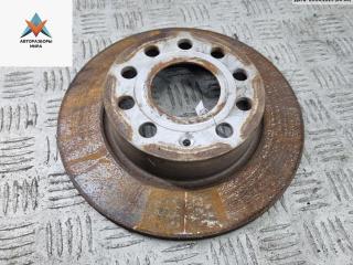 диск тормозной задний Volkswagen Caddy 3 поколение 2009, 1.4 л., бензин, МКПП, красный, фургон