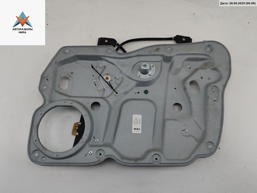 стеклоподъемник электрический передний правый Volkswagen Touran 1 поколение 2003, 1.6 л., бензин, МКПП, чёрный, минивэн, 1T1837462B - фото №1