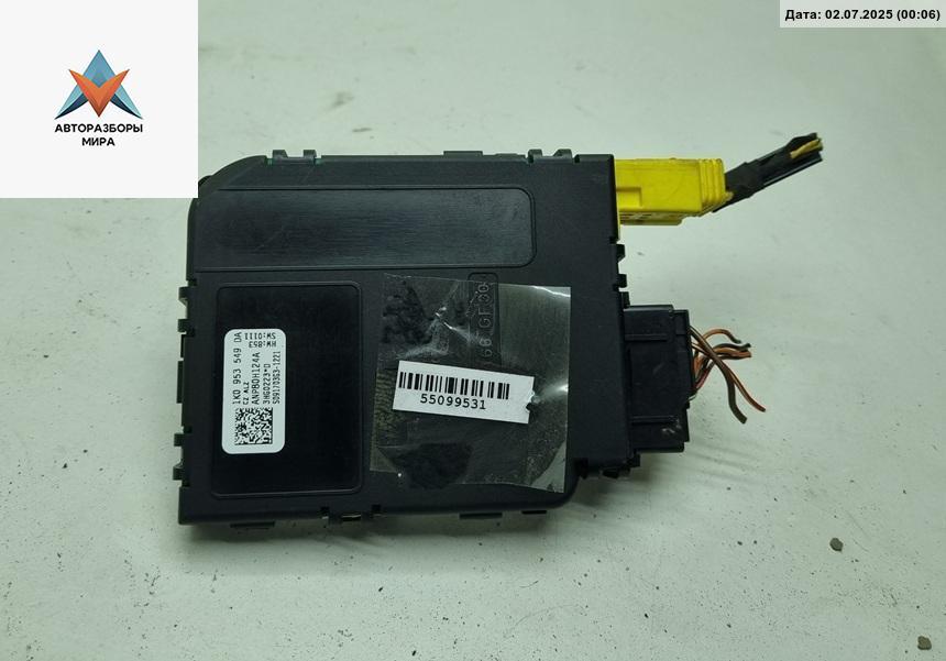 блок круиз-контроля Volkswagen Caddy 3 поколение 2009, 1.4 л., бензин, МКПП, красный, фургон, 1K0953549DA - фото №1