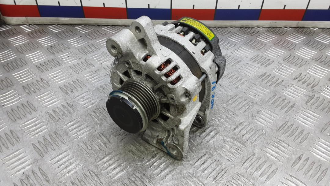 генератор Hyundai Kona 2018, 1.0 л., T-GDi, бензин, МКПП, хетчбэк 5 дв., 3730004950 - фото №1