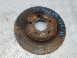 диск тормозной задний Ford Focus 2 поколение 2006, 1.8 л., дизель, МКПП, хетчбэк 5 дв., 2025944