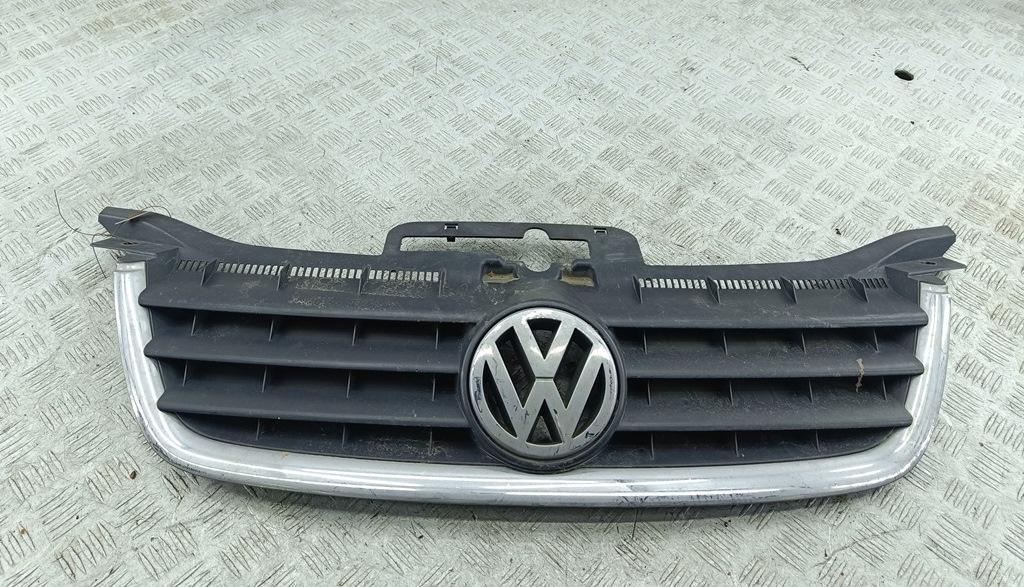 решетка радиатора Volkswagen Touran 1 поколение 2003, серый, минивэн - фото №1