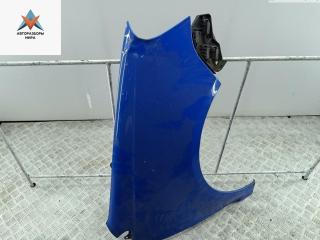 крыло переднее правое Volkswagen Polo 4 поколение [рестайлинг] 2007, 1.2 л., бензин, МКПП, синий, хетчбэк 3 дв.