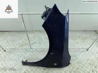 крыло переднее левое Skoda Fabia 2 поколение (5J) [рестайлинг] 2010, 1.2 л., бензин, МКПП, синий, универсал