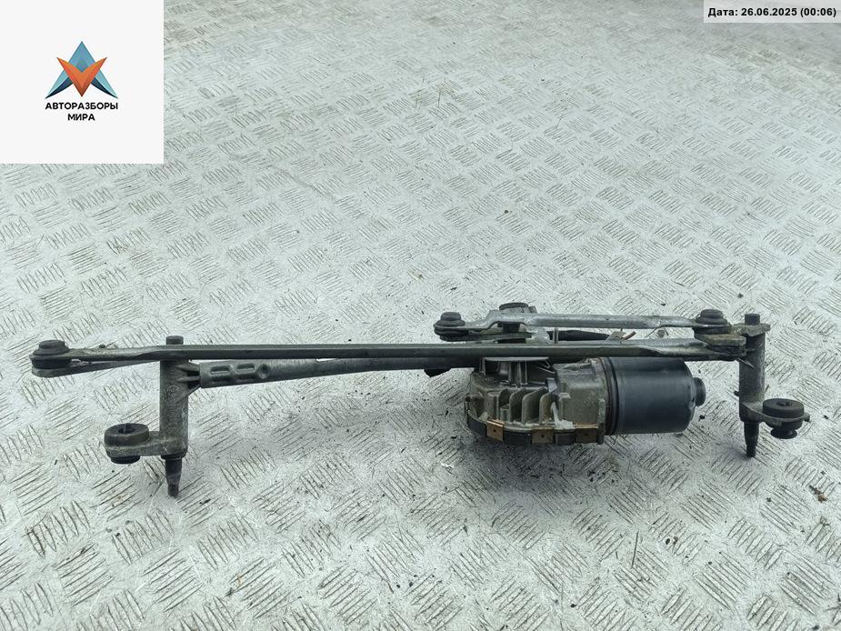 Механизм стеклоочистителя переднего (трапеция дворников) Volkswagen Passat B6 2006, 2.0 л., дизель, МКПП, чёрный, универсал - фото №1