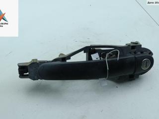 ручка наружная передняя левая Volkswagen Polo 4 поколение [рестайлинг] 2007, 1.2 л., бензин, МКПП, синий, хетчбэк 3 дв.