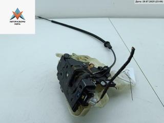 замок двери передней левой Volkswagen Polo 4 поколение 2002, 1.2 л., бензин, МКПП, чёрный, хетчбэк 3 дв.