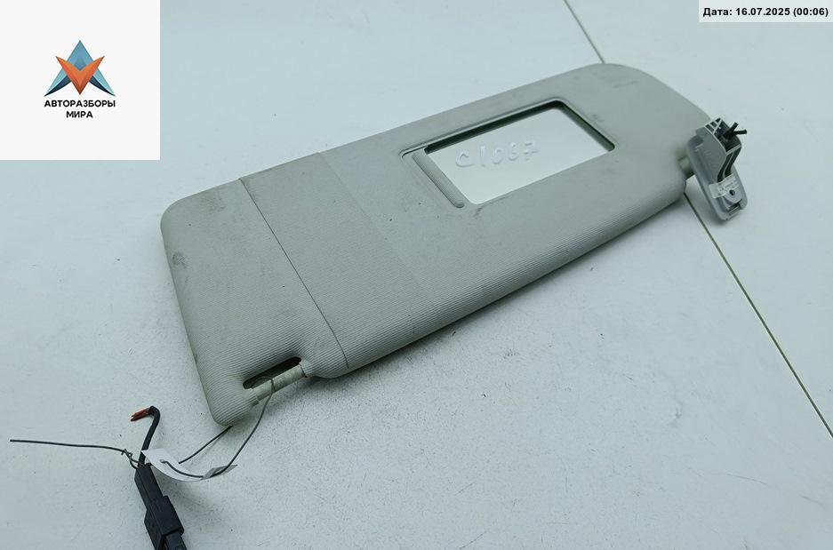 козырек солнцезащитный Volkswagen Passat B6 2006, 2.0 л., дизель, МКПП, чёрный, универсал - фото №1