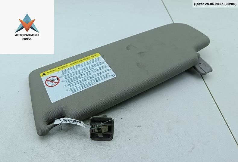 козырек солнцезащитный Volkswagen Passat B6 2008, 1.8 л., бензин, МКПП, чёрный, универсал - фото №1