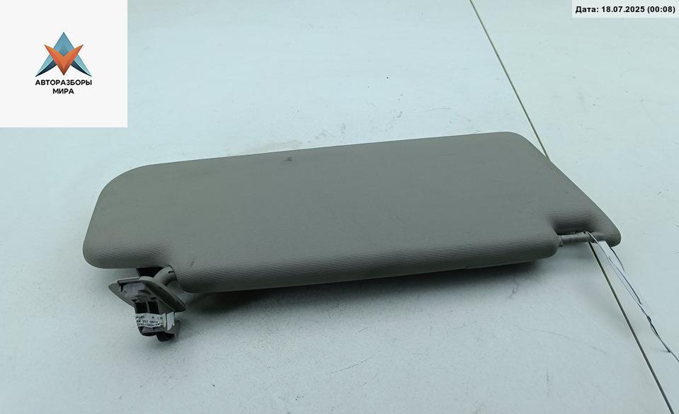 козырек солнцезащитный Volkswagen Passat B6 2008, 1.8 л., бензин, МКПП, чёрный, универсал - фото №1