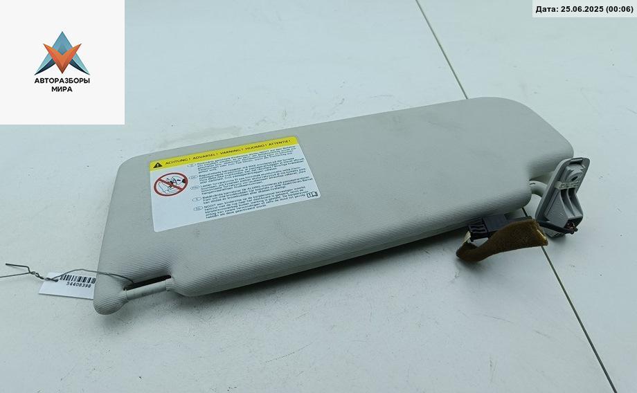 козырек солнцезащитный Volkswagen Passat B6 2006, 2.0 л., дизель, МКПП, чёрный, универсал - фото №1