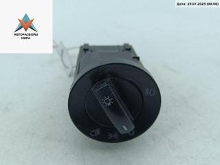 переключатель света Volkswagen Polo 4 поколение 2002, 1.2 л., бензин, МКПП, чёрный, хетчбэк 3 дв.