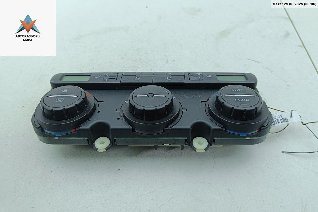 блок управления печки / климат-контроля Skoda Octavia mk2 (A5 1Z) 2005, 2.0 л., дизель, МКПП, зелёный, универсал - фото №1