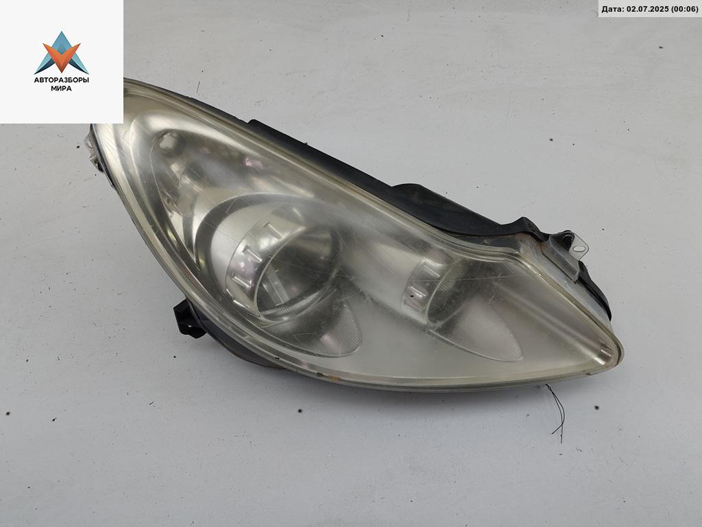 фара правая Opel Corsa D 2007, 1.0 л., бензин, МКПП, чёрный, хетчбэк 3 дв., 13186382 - фото №1