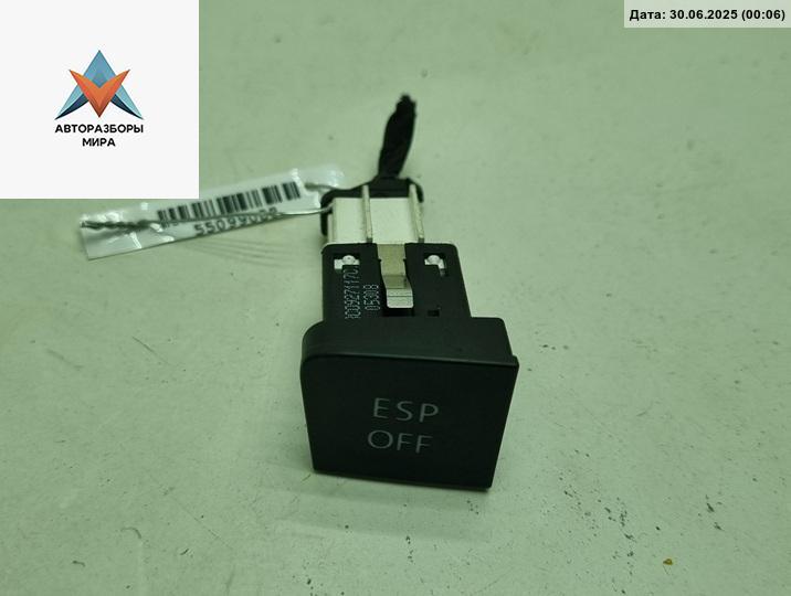 кнопка (выключатель) Volkswagen Passat B6 2008, 1.8 л., бензин, МКПП, чёрный, универсал, 3C0927117C - фото №1