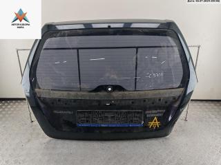 крышка багажника Subaru Forester 2 поколение (SG) [рестайлинг] 2006, чёрный, внедорожник 5 дв.