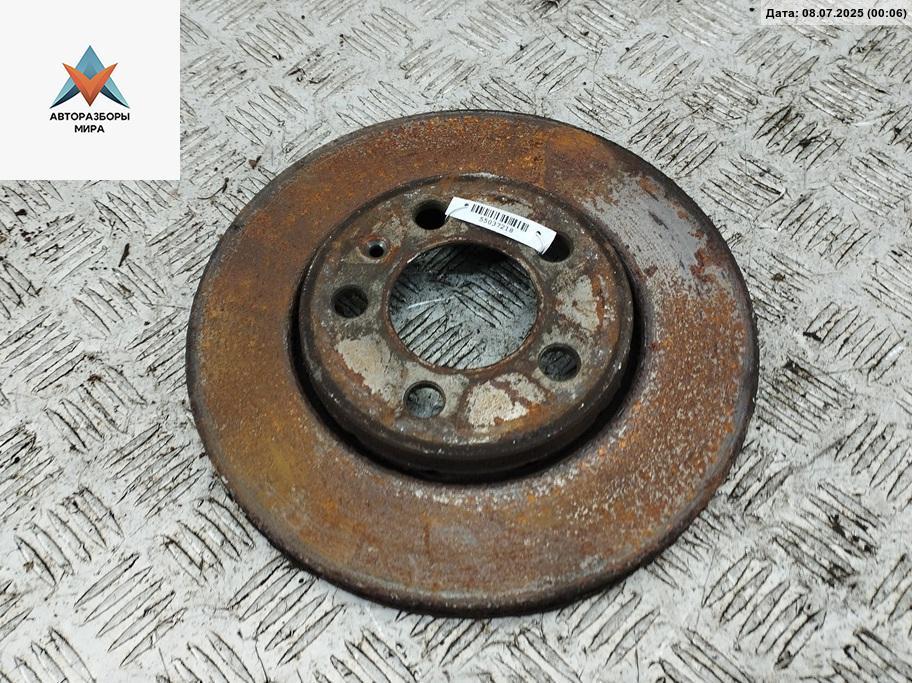 диск тормозной передний Audi A3 8L 1997, 1.6 л., бензин, МКПП, чёрный, хетчбэк 3 дв. - фото №1