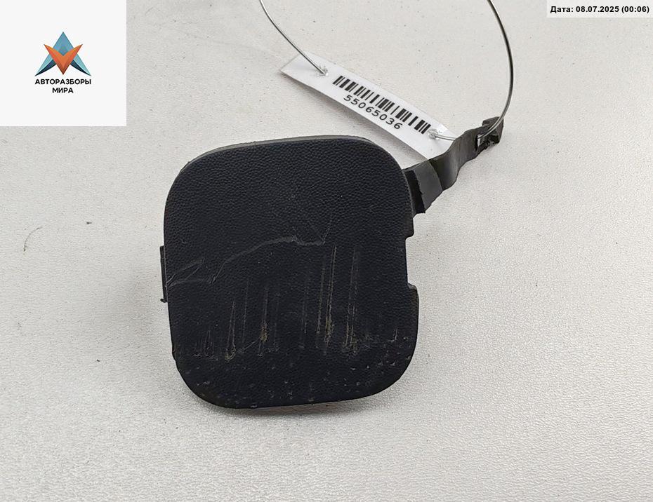 заглушка (решетка) в бампер Renault Megane 2 поколение 2004, 1.4 л., бензин, МКПП, серый, хетчбэк 5 дв., 8200115121 - фото №1