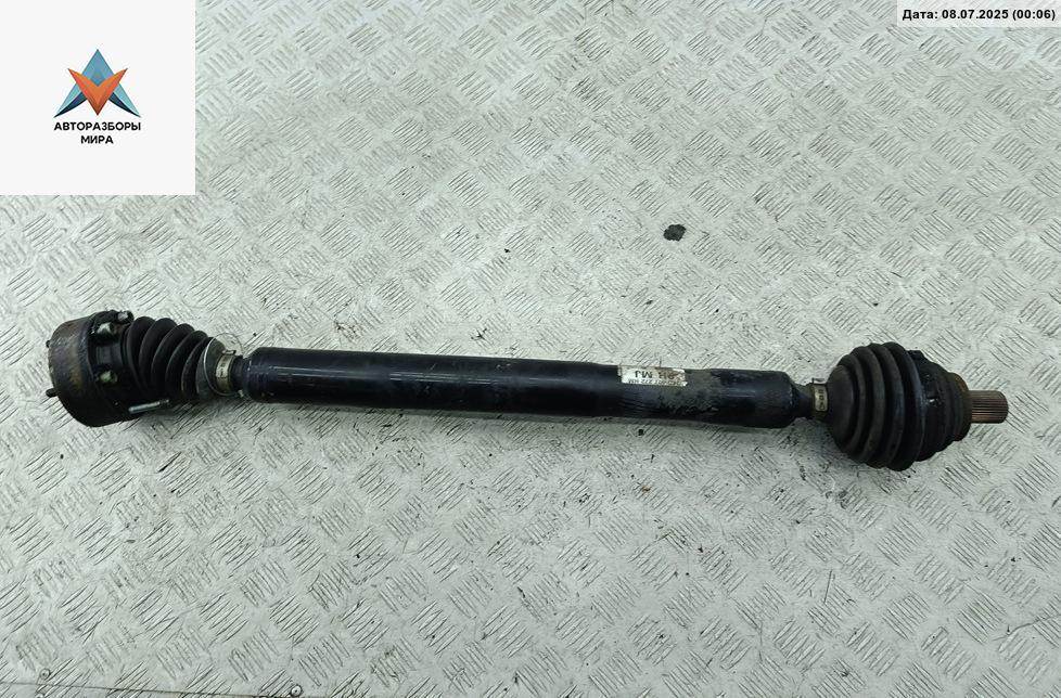 полуось передняя правая (приводной вал, ШРУС) Volkswagen Touran 1 поколение 2003, 1.6 л., бензин, МКПП, чёрный, минивэн - фото №1