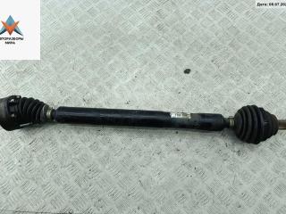 полуось передняя правая (приводной вал, ШРУС) Volkswagen Touran 1 поколение 2003, 1.6 л., бензин, МКПП, чёрный, минивэн