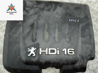 декоративная крышка двигателя Peugeot 407 1 поколение 2007, 2.2 л., дизель, МКПП, чёрный, универсал