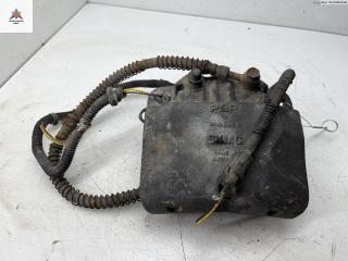 суппорт передний левый SsangYong Musso 1 поколение 1996, 2.3 л., бензин, АКПП, синий, внедорожник 5 дв.