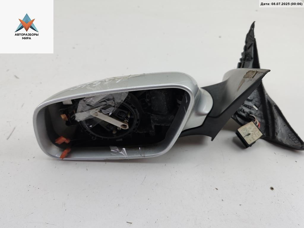 зеркало левое Audi A6 4B/C5 2000, 2.5 л., дизель, АКПП, серый, универсал, 4B1858531 - фото №1